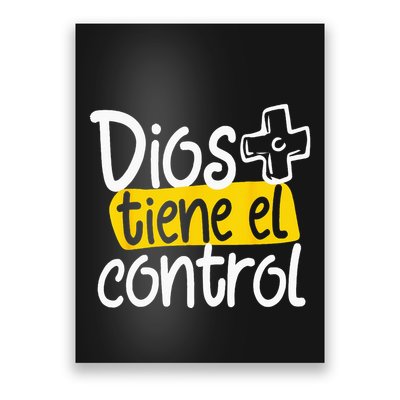 Regalo Cristiano En Espanol Christian Spanish Dios Tiene Con Poster