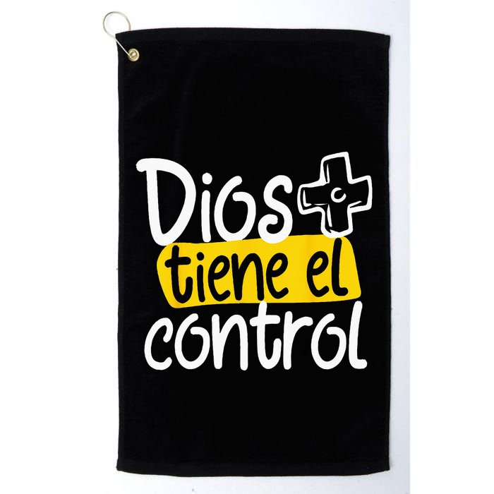 Regalo Cristiano En Espanol Christian Spanish Dios Tiene Con Golf Towel