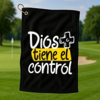 Regalo Cristiano En Espanol Christian Spanish Dios Tiene Con Golf Towel