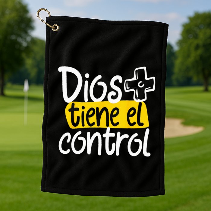 Regalo Cristiano En Espanol Christian Spanish Dios Tiene Con Golf Towel