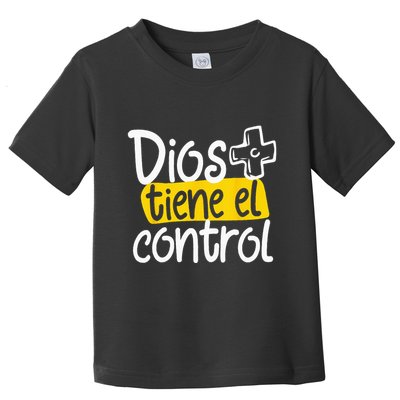 Regalo Cristiano En Espanol Christian Spanish Dios Tiene Con Toddler T-Shirt
