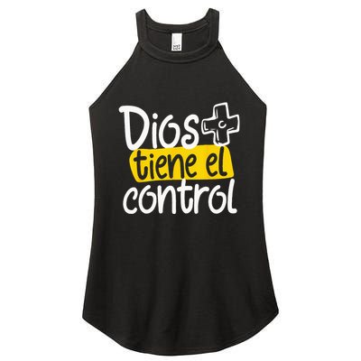 Regalo Cristiano En Espanol Christian Spanish Dios Tiene Con Women's Perfect Tri Rocker Tank