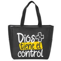 Regalo Cristiano En Espanol Christian Spanish Dios Tiene Con Zip Tote Bag