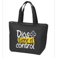 Regalo Cristiano En Espanol Christian Spanish Dios Tiene Con Zip Tote Bag