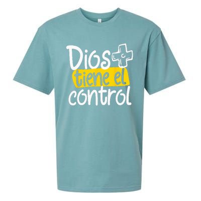 Regalo Cristiano En Espanol Christian Spanish Dios Tiene Con Sueded Cloud Jersey T-Shirt