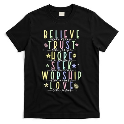 Retro Christian Easter Day Family T-Shirt