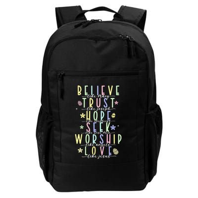 Retro Christian Easter Day Family Backpack