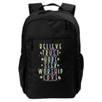 Retro Christian Easter Day Family Backpack