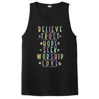 Retro Christian Easter Day Family PosiCharge Competitor Tank