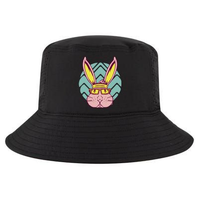 Retro Cool Easter Bunny Cool Comfort Performance Bucket Hat