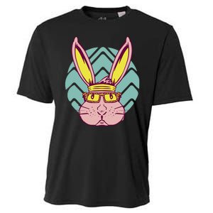 Retro Cool Easter Bunny Cooling Performance Crew T-Shirt