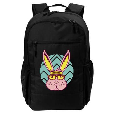 Retro Cool Easter Bunny Daily Commute Backpack