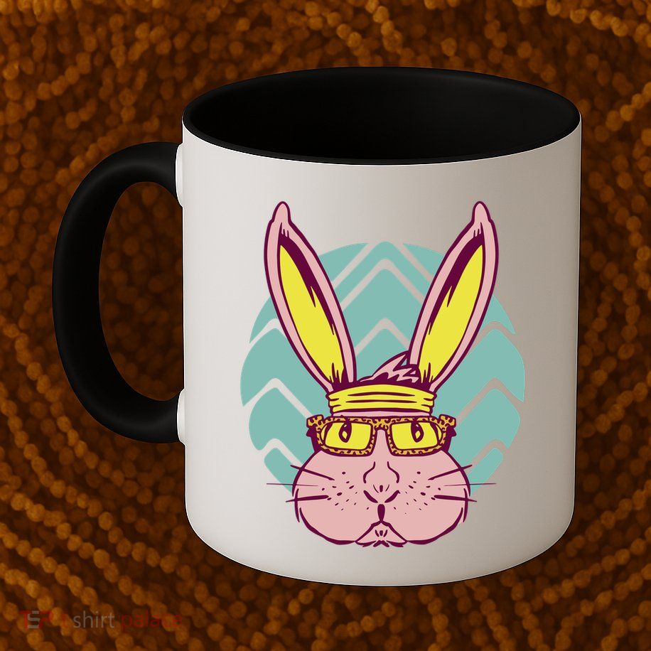 Retro Cool Easter Bunny Mug