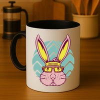 Retro Cool Easter Bunny Mug
