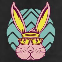 Retro Cool Easter Bunny Beanie