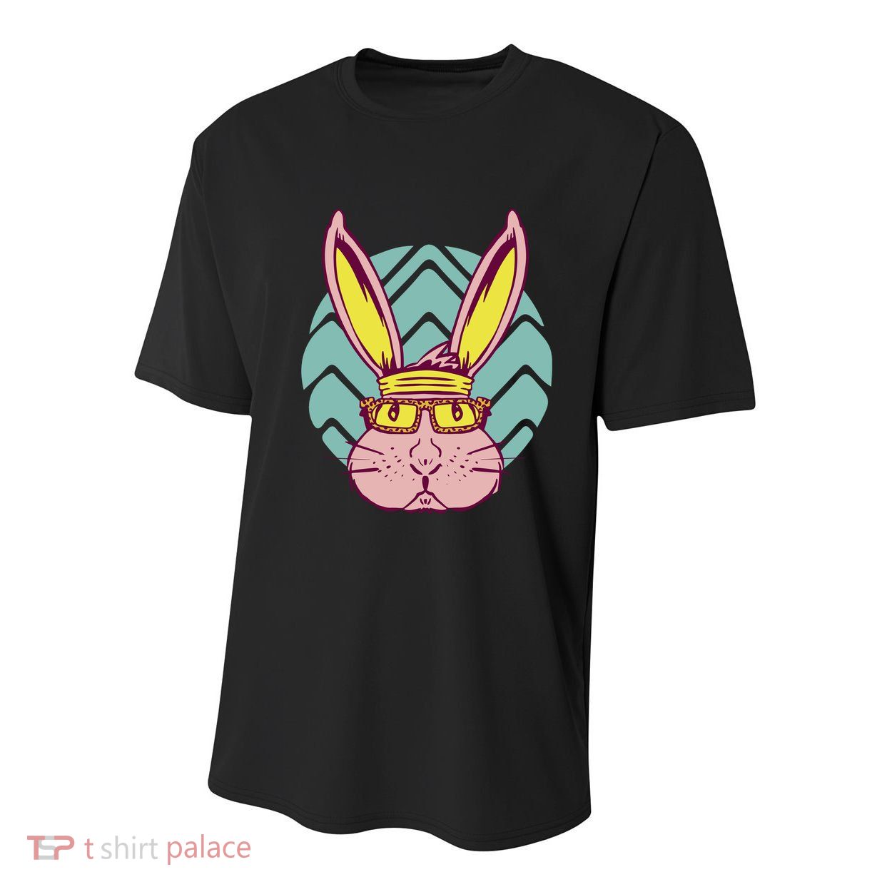 Retro Cool Easter Bunny Youth Performance Sprint T-Shirt