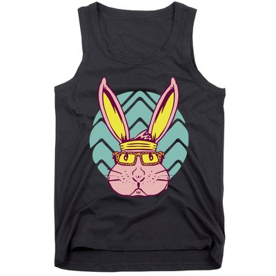 Retro Cool Easter Bunny Tank Top