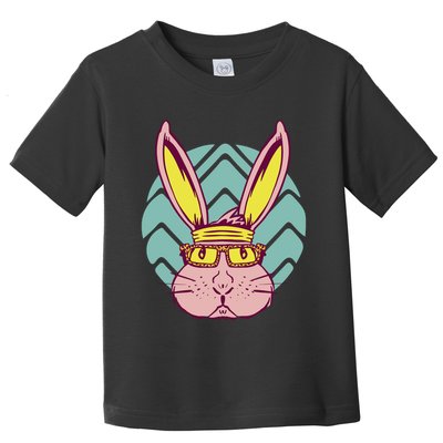 Retro Cool Easter Bunny Toddler T-Shirt
