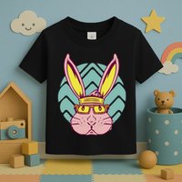 Retro Cool Easter Bunny Toddler T-Shirt