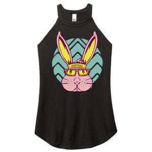 Retro Cool Easter Bunny Women's Perfect Tri Rocker Tank