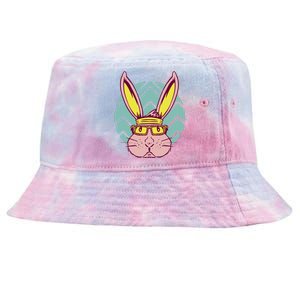 Retro Cool Easter Bunny Tie-Dyed Bucket Hat