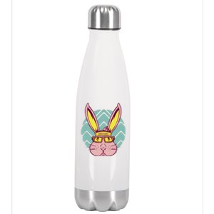 Retro Cool Easter Bunny Stainless Steel Insulated Water Bottle