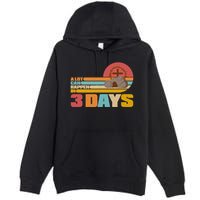 Retro Celebrate Easter A Lot Can Happen In 3 Days Premium Pullover Hoodie