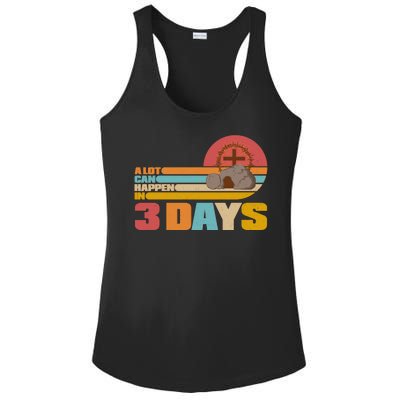 Retro Celebrate Easter A Lot Can Happen In 3 Days Ladies PosiCharge Competitor Racerback Tank