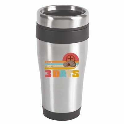 Retro Celebrate Easter A Lot Can Happen In 3 Days 16oz Travel Tumbler
