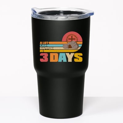 Retro Celebrate Easter A Lot Can Happen In 3 Days Tumbler
