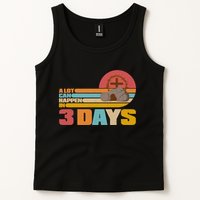 Retro Celebrate Easter A Lot Can Happen In 3 Days Tank Top