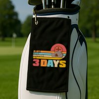 Retro Celebrate Easter A Lot Can Happen In 3 Days Golf Towel