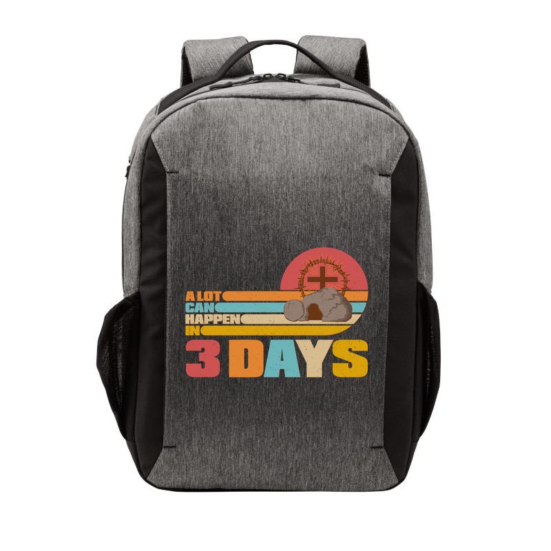 Retro Celebrate Easter A Lot Can Happen In 3 Days Vector Backpack
