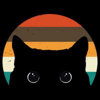 Retro Cat Eyes Vintage Sunset Cooling Performance Crew T-Shirt