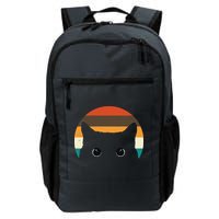 Retro Cat Eyes Vintage Sunset Backpack