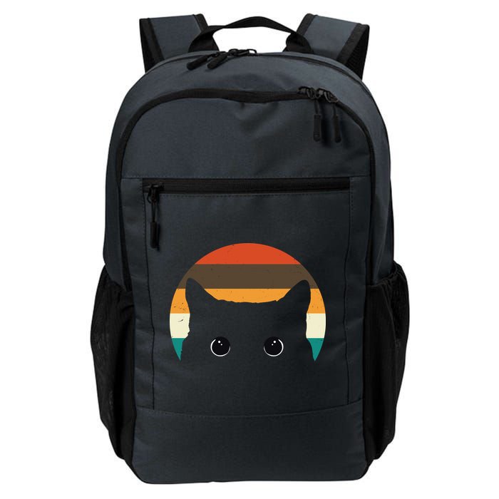 Retro Cat Eyes Vintage Sunset Backpack