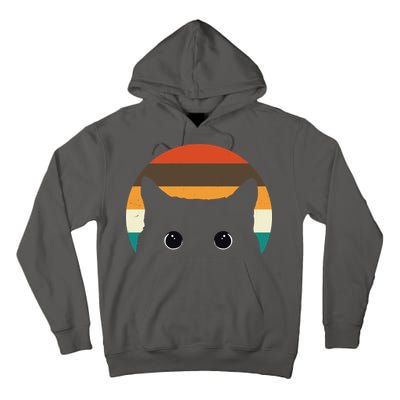 Retro Cat Eyes Vintage Sunset Tall Hoodie