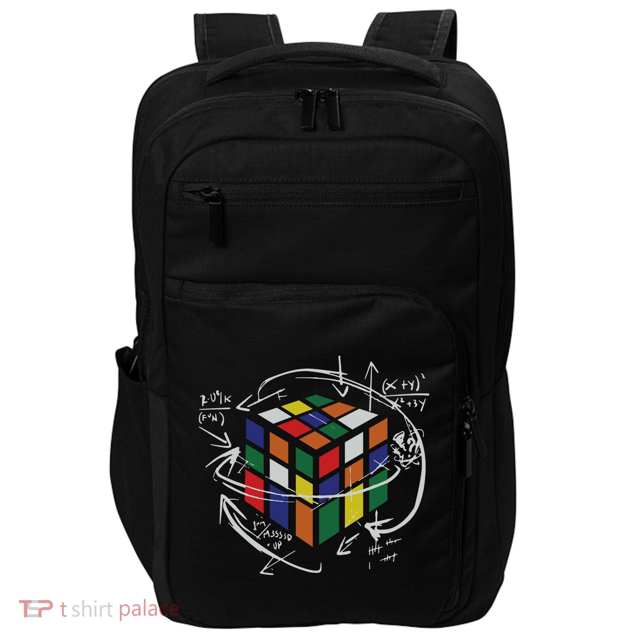 Rubix's Cube EQUATION Funny Impact Tech Backpack