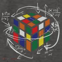 Rubix's Cube EQUATION Funny Vector Backpack