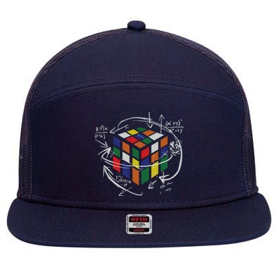 Rubix's Cube EQUATION Funny 7 Panel Mesh Trucker Snapback Hat