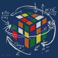 Rubix's Cube EQUATION Funny T-Shirt