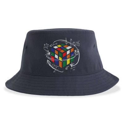 Rubix's Cube EQUATION Funny Sustainable Bucket Hat