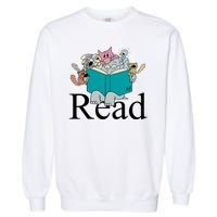 Read Cute Elephant Book Lover Gift Garment-Dyed Sweatshirt