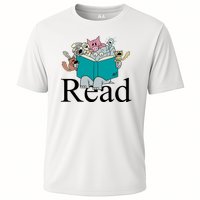 Read Cute Elephant Book Lover Gift Cooling Performance Crew T-Shirt