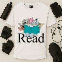 Read Cute Elephant Book Lover Gift Cooling Performance Crew T-Shirt