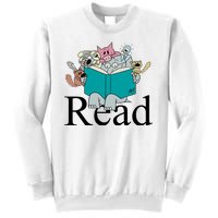 Read Cute Elephant Book Lover Gift Sweatshirt