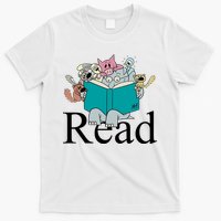 Read Cute Elephant Book Lover Gift T-Shirt