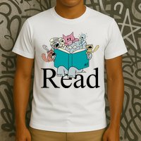 Read Cute Elephant Book Lover Gift T-Shirt