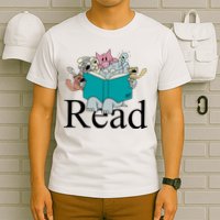 Read Cute Elephant Book Lover Gift T-Shirt
