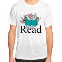 Read Cute Elephant Book Lover Gift Adult ChromaSoft Performance T-Shirt